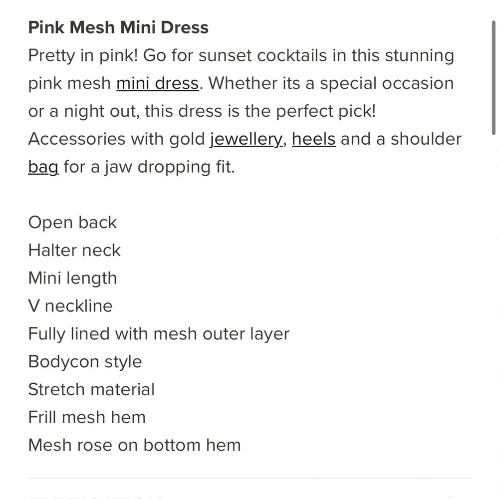 Lola Pink Mesh Ruffle Mini Dress - Picture 11 of 12